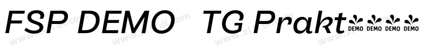 FSP DEMO   TG Prakt字体转换